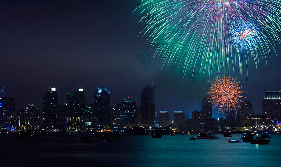 Historic Old Town San Diego Fourth of July Vagabond Inn